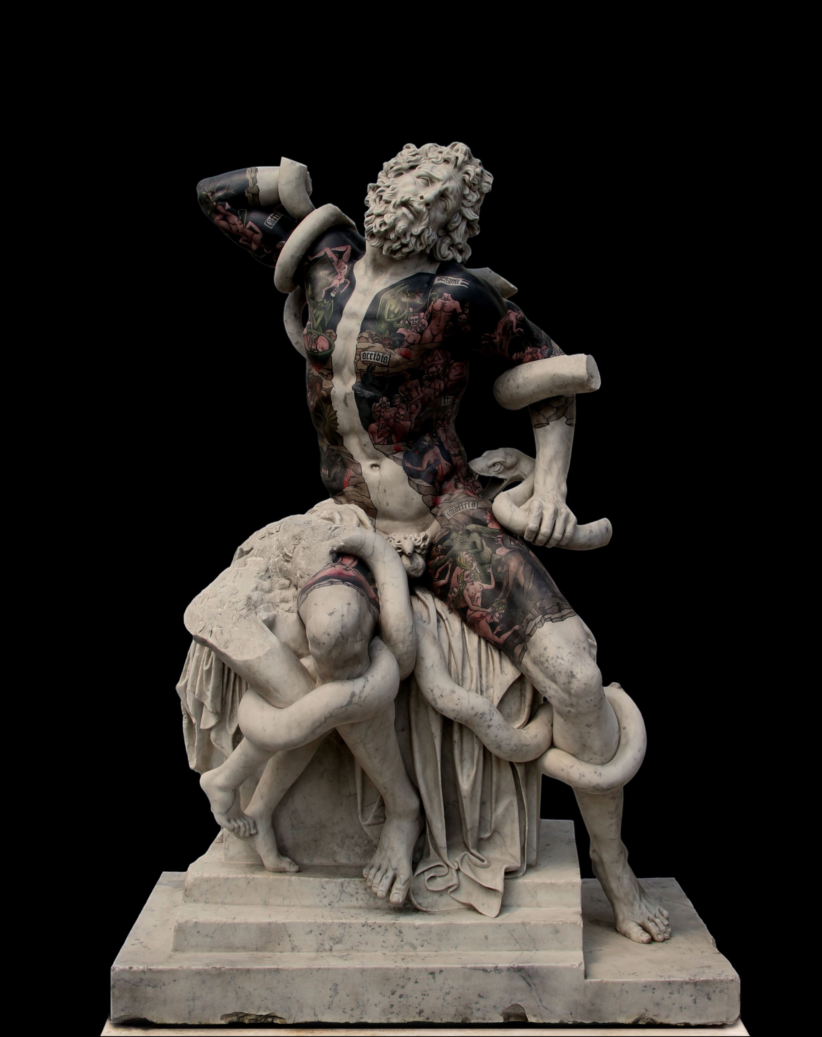 Fabio Viale Shot Magazine Interview Issue 15 Italian Sculpture Laoconte