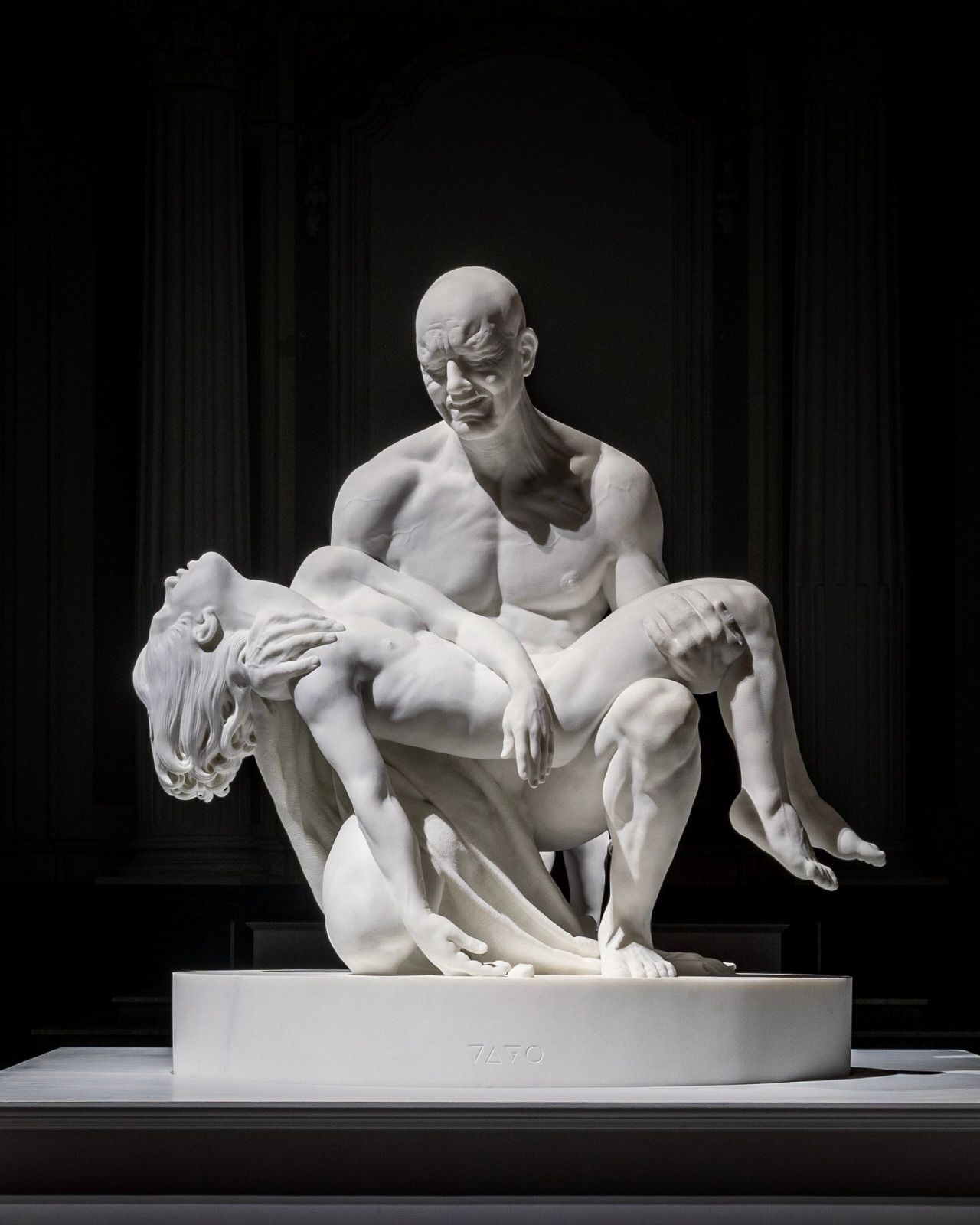 Sculptor Jago interview by Creative Director Francesca Melchior for SHOT Magazine Issue 17. Narciso Artwork